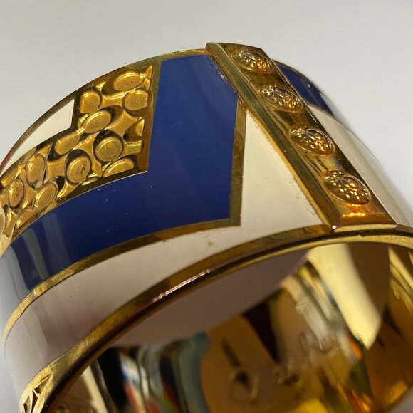 Coach Women's Signature Bangle Bracelet - Picture 3 of 6